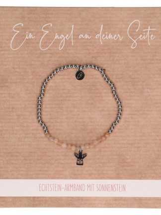 Echtstein-Armband - Ein Engel an deiner Seite