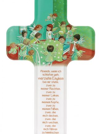 Kinderkreuz aus Acrylglas - Vierzehn Englein
