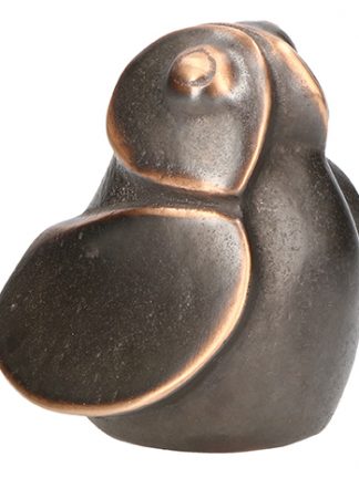 Bronzefigur Eule