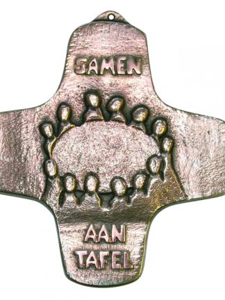 Bronzekreuz "Samen aan Tafel", Aan Tafel geschenken