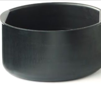 Schaleneinsatz schwarz mit Griffmulde Kunststoff