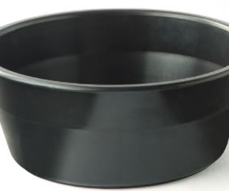 Schaleneinsatz schwarz aus Kunststoff