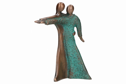Bronzefigur "Tanzendes Paar" 14,5 cm