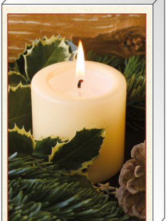 Mini-Geschenkbox - Kerzen mit Bibelwort weiße Kuverts