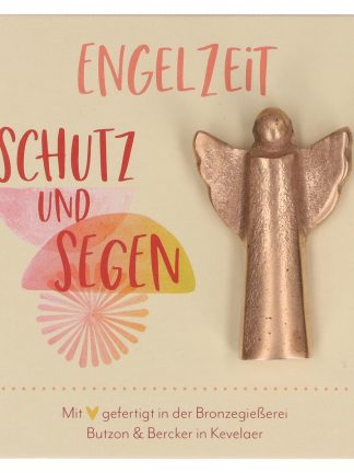 Engelfigur aus Bronze - Schutz und Segen